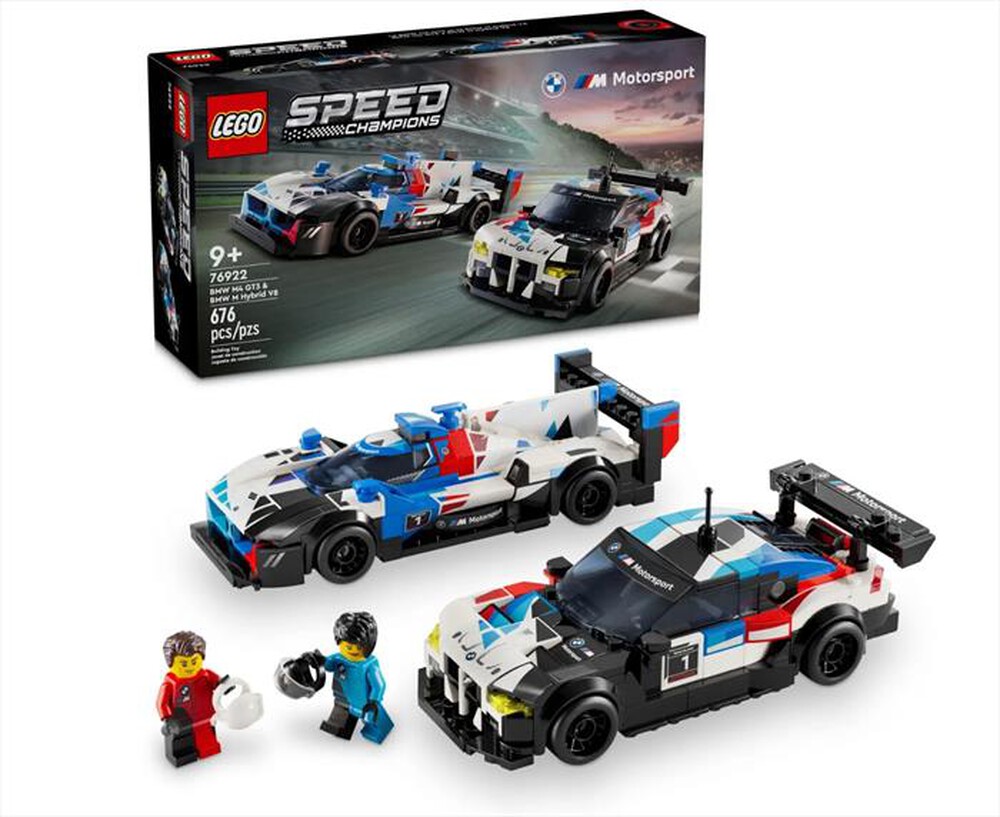 "LEGO - SPEED Auto da corsa BMW M4GT3/BMW MHybrid V8-76922-Multicolore"