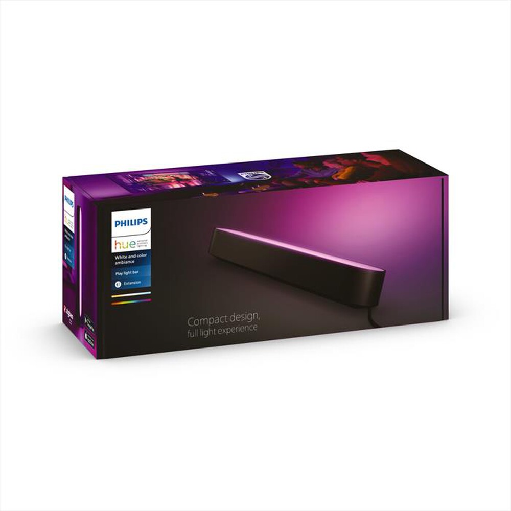 "PHILIPS - HUE PLAY ESTENSIONE 1 PEZZO NERO-Multicolore"