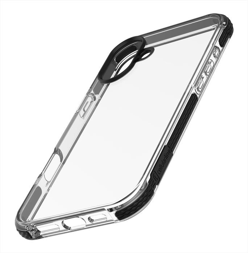 "CELLULARLINE - Cover TETRA FORCE STRONG GUARD per  iPhone 16-Black"