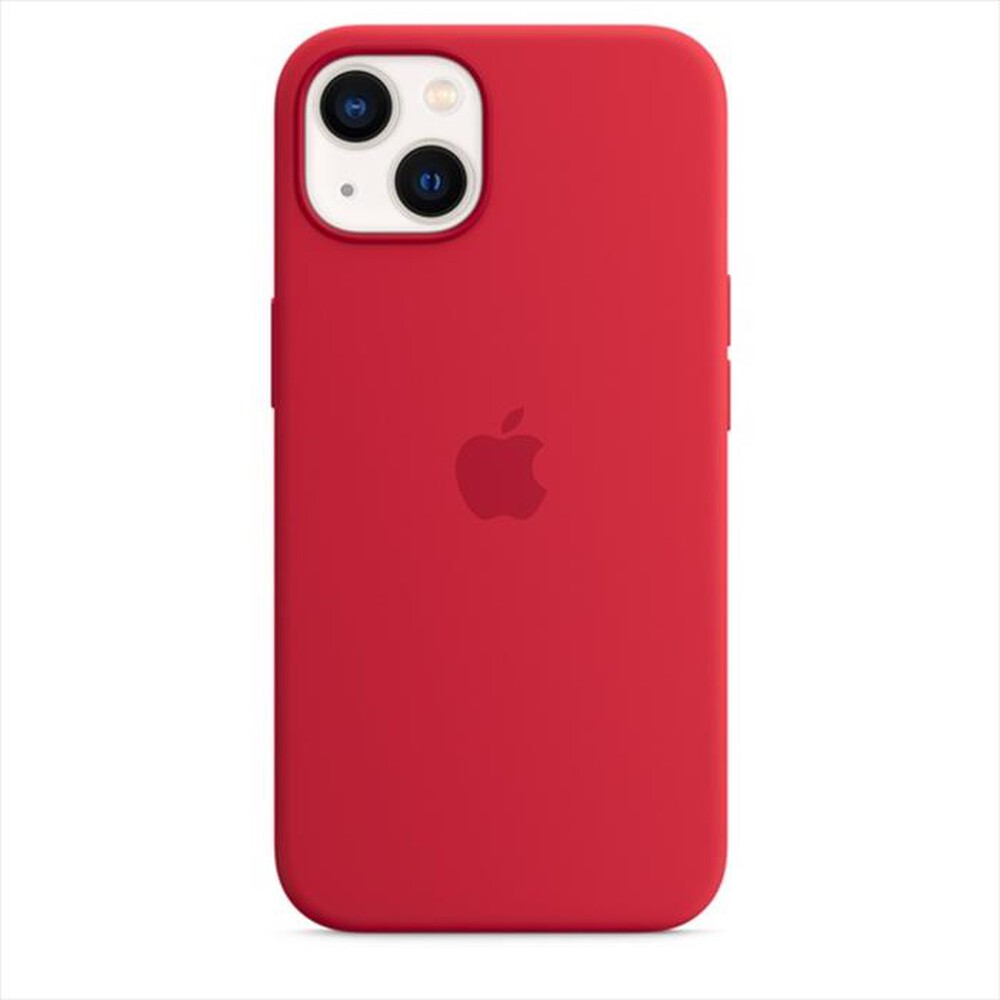 "APPLE - iPhone 13 Silicone Case with MagSafe-Red"