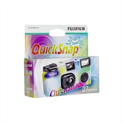 FUJI - QUICKSNAP FOTOCAMERA USA E GETTA CON FLASH-nero