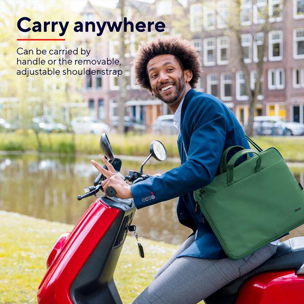 "TRUST - BOLOGNA LAPTOP BAG 16? ECO GREEN-Green"