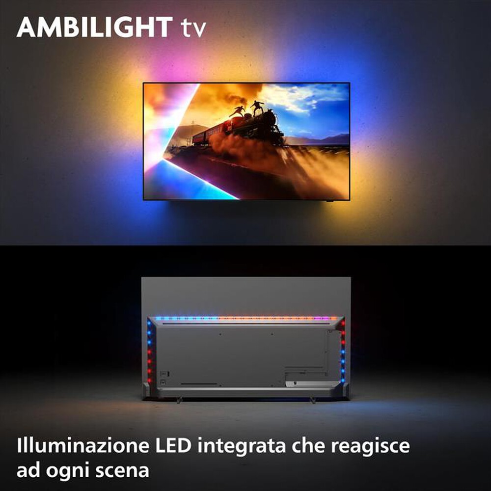 Immagine del prodotto PHILIPS - Smart TV Ambilight OLED 4K 55" 55OLED770-Black