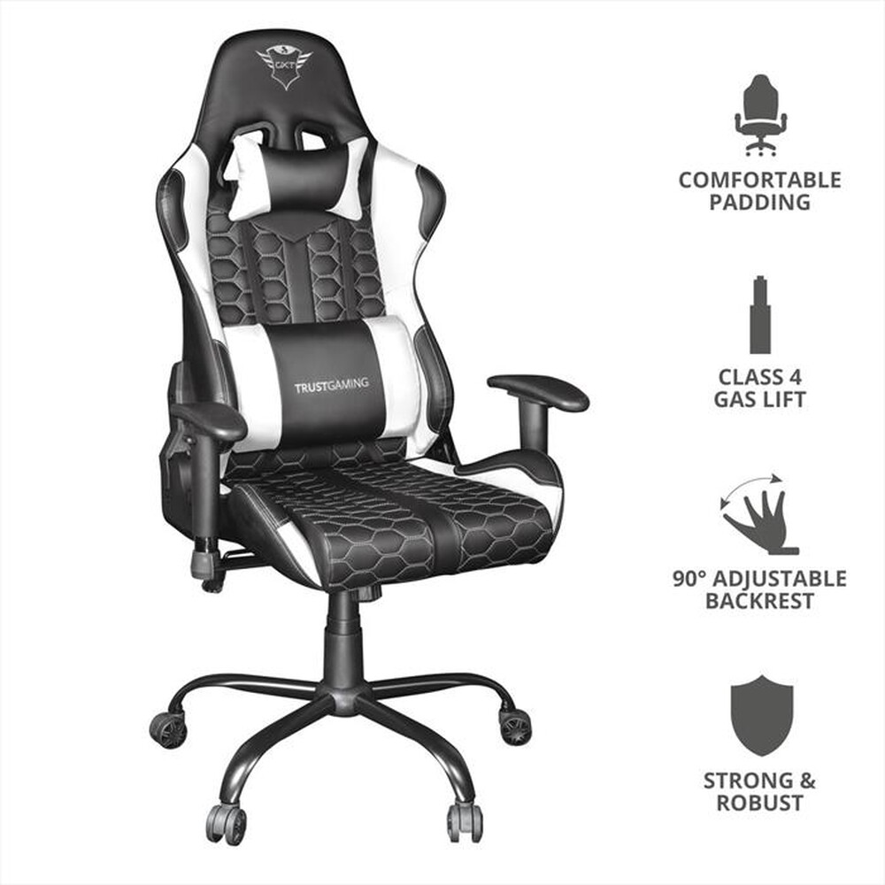 "TRUST - GXT708W RESTO-Black/White"