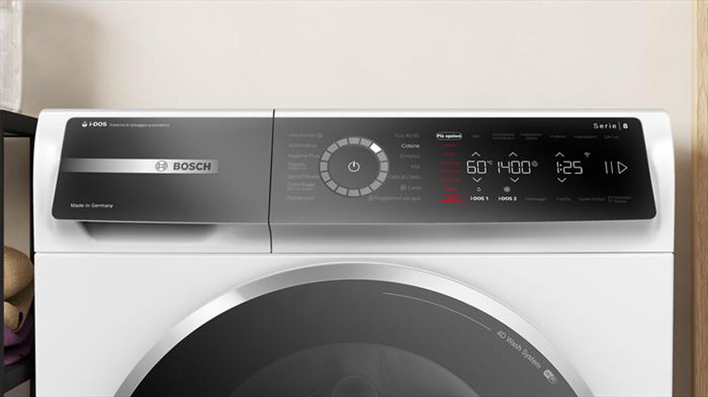 Immagine del prodotto BOSCH - Lavatrice Serie 8 WGB254A1IT 10Kg 1400g/m Classe A-Bianca