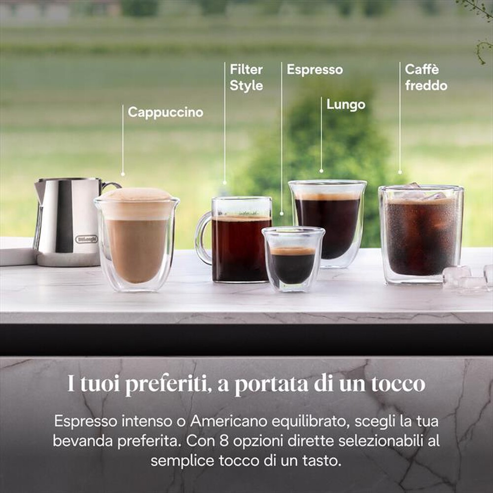 Immagine del prodotto DE LONGHI - Macchina da caff&eacute; Rivelia EXAM440.35.B-Nero (onyx black)