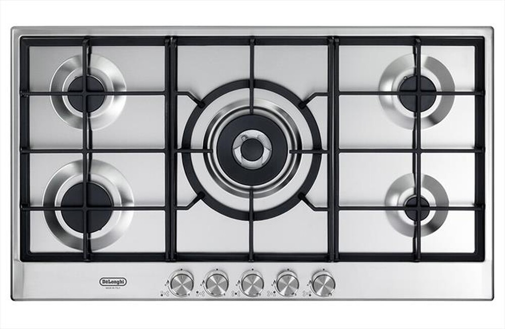 "DE LONGHI - Piano cottura a gas NSL 590 X 90cm-Inox"