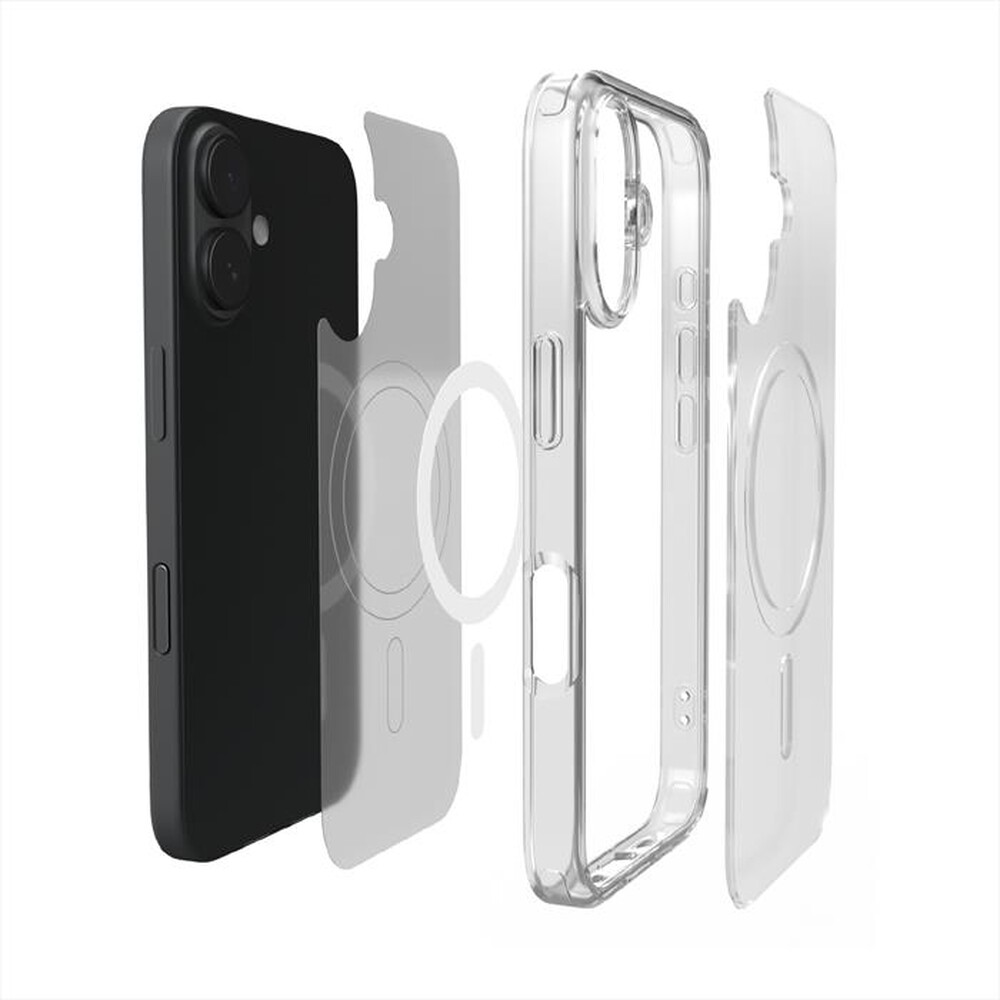 Immagine del prodotto PURO - Cover in TPU+PC LITE MAG per iPhone 16 Plus-Trasparente