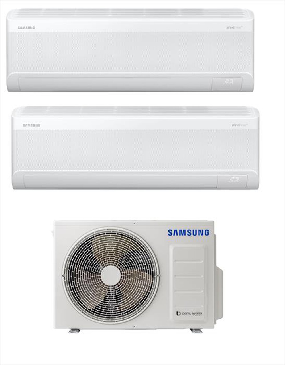 "SAMSUNG - Kit DUAL WINDFREE COMFORT S2 9000+12000 BTU-Bianco"