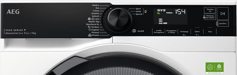 Immagine del prodotto AEG - Asciugatrice TR9HH9BY 9 Kg Classe A+++-Bianco