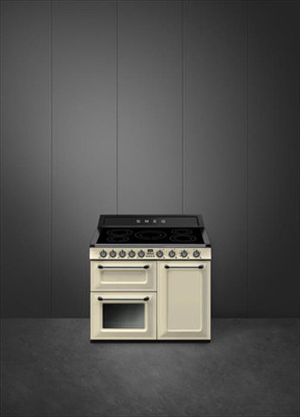"SMEG - Cucina elettrica TR103IP Classe A-Panna"