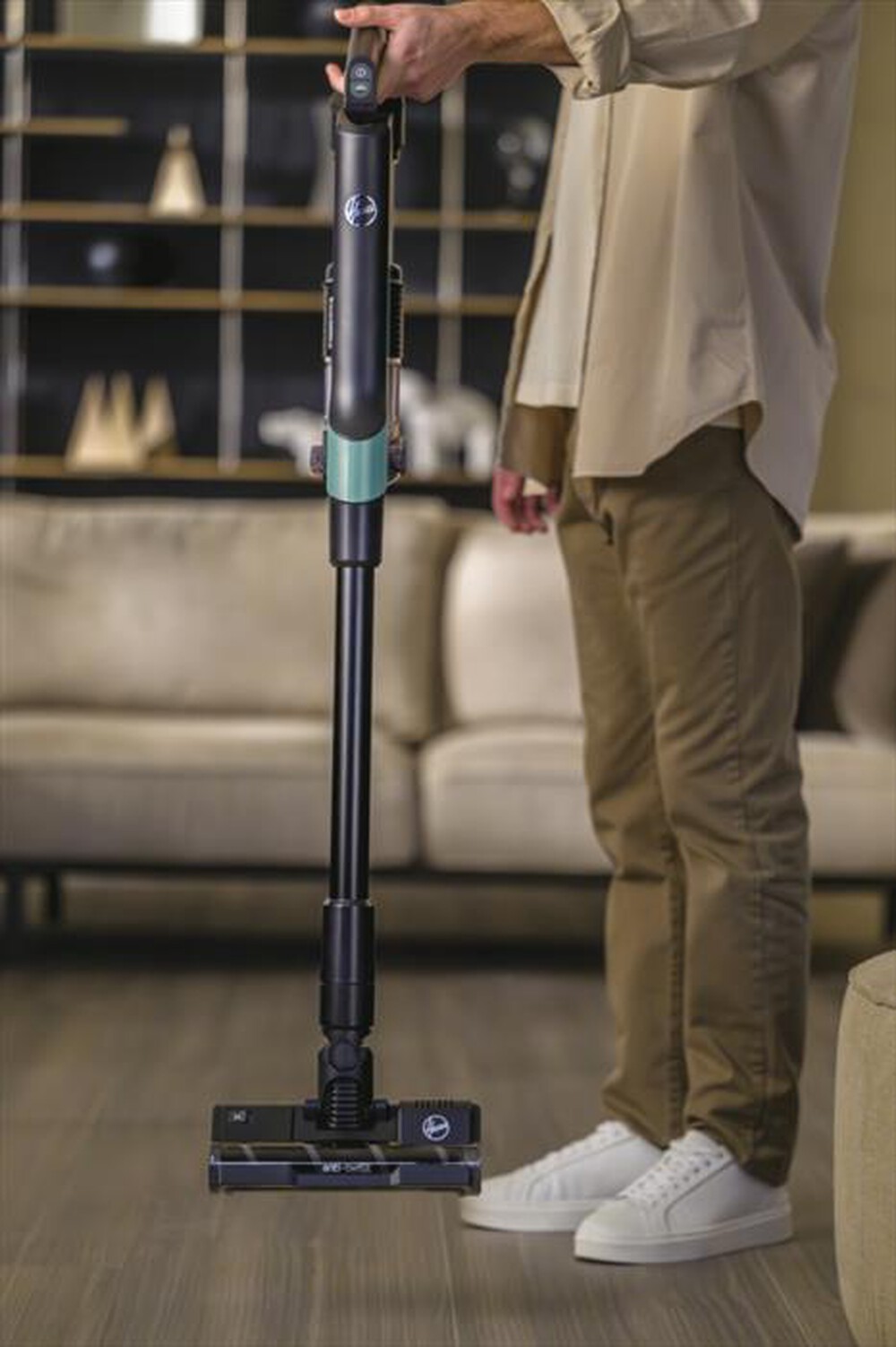 "HOOVER - Aspirapolvere ricaricabile HF201P 011-Blu"