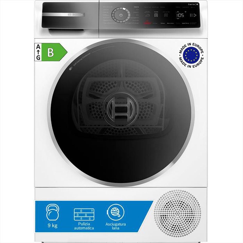 Immagine del prodotto BOSCH - Asciugatrice WRB247C0IT 9Kg Classe A-Bianco