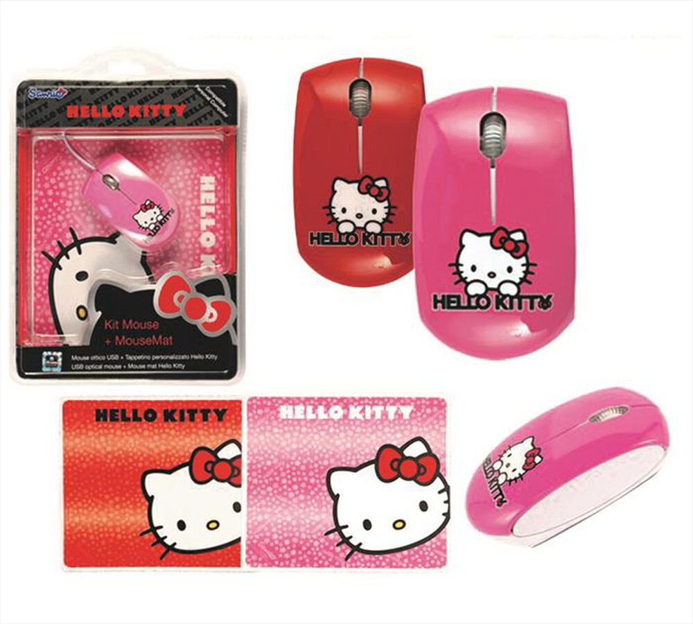 "XTREME - 94593 - Hello Kitty Kit Mouse + Mouse Mat"