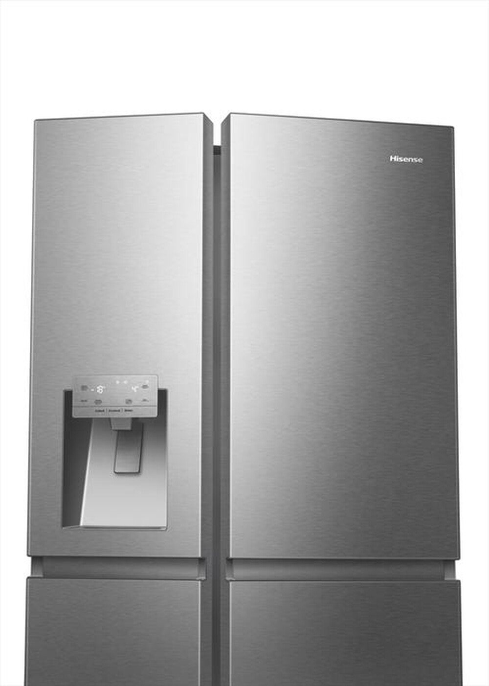 "HISENSE - Frigorifero side by side RS818N4TIE Classe E 632lt-Inox"