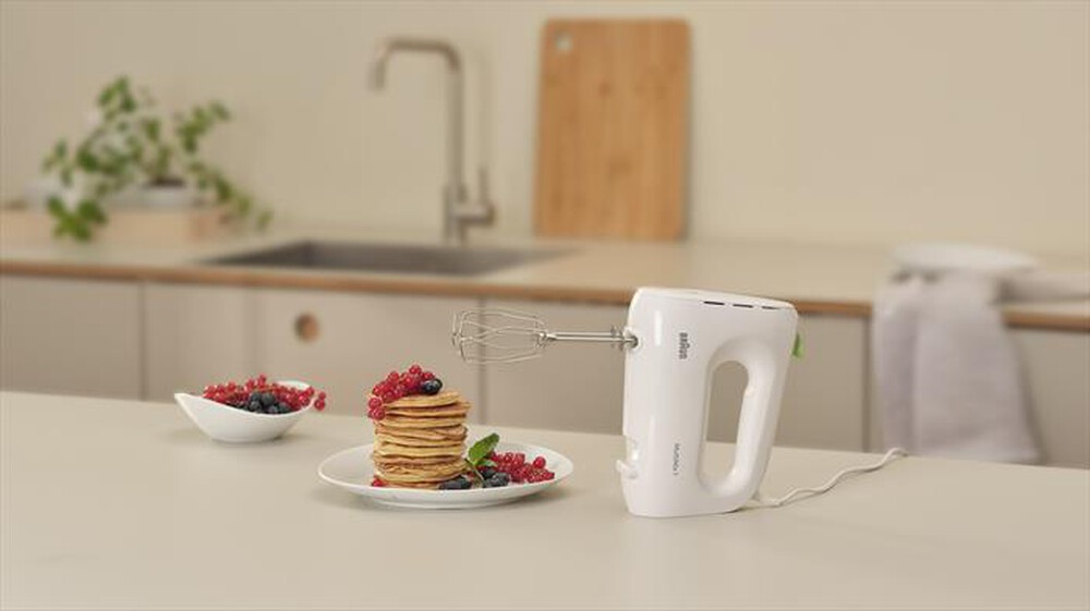 "BRAUN - Sbattitore HM1100WH-bianco"