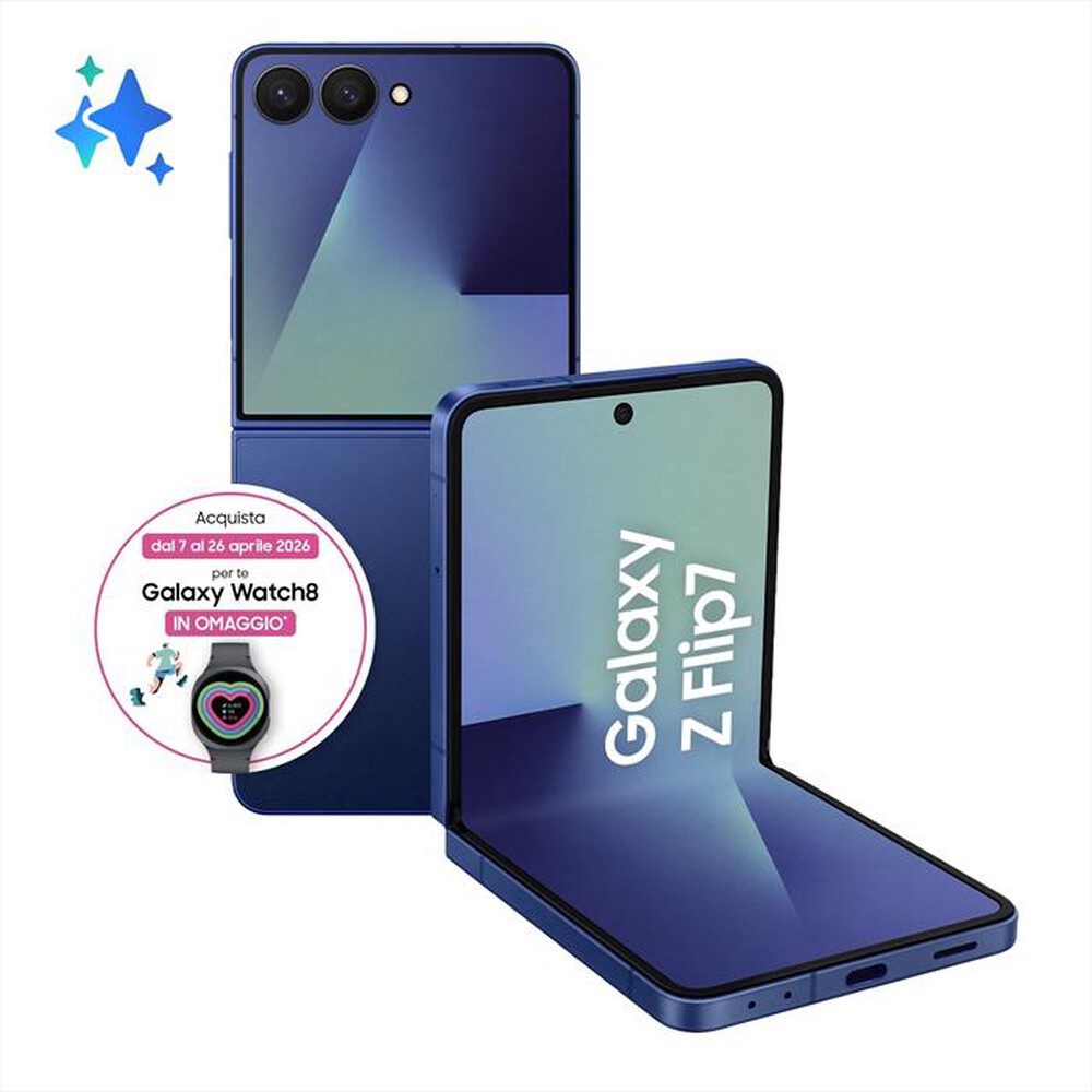 Immagine del prodotto SAMSUNG - Galaxy Z Flip7 12+512GB-Blue Shadow