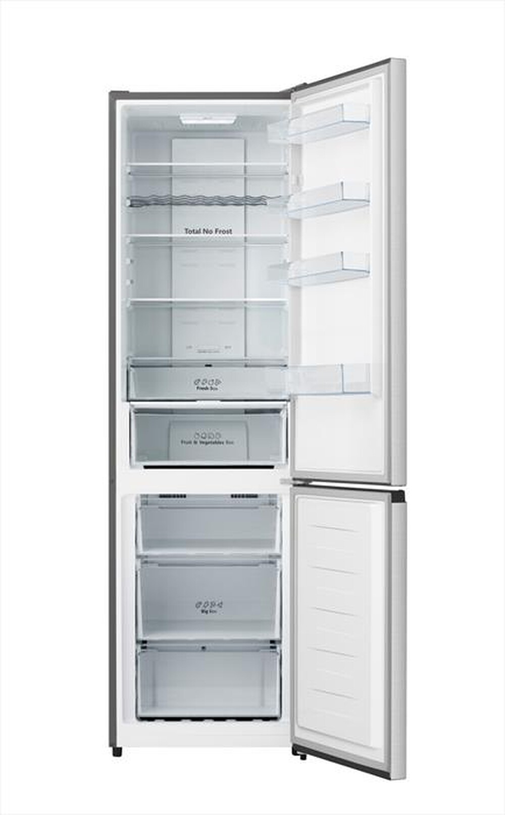 "HISENSE - Frigorifero combinato RB3N331NACD Classe D 336 lt-Inox"