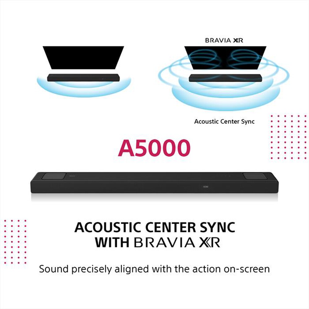 "SONY - Sistema 5.1 HTA5000.CEL-Nero"