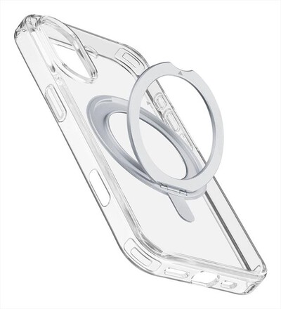 CELLULARLINE - Cover SPIN MAG per iPhone 16-Transparent