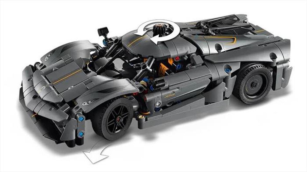 "LEGO - HYPERCAR KOENGISEGG JESKO ABSOLUT GRIGIA - 42173-Multicolore"