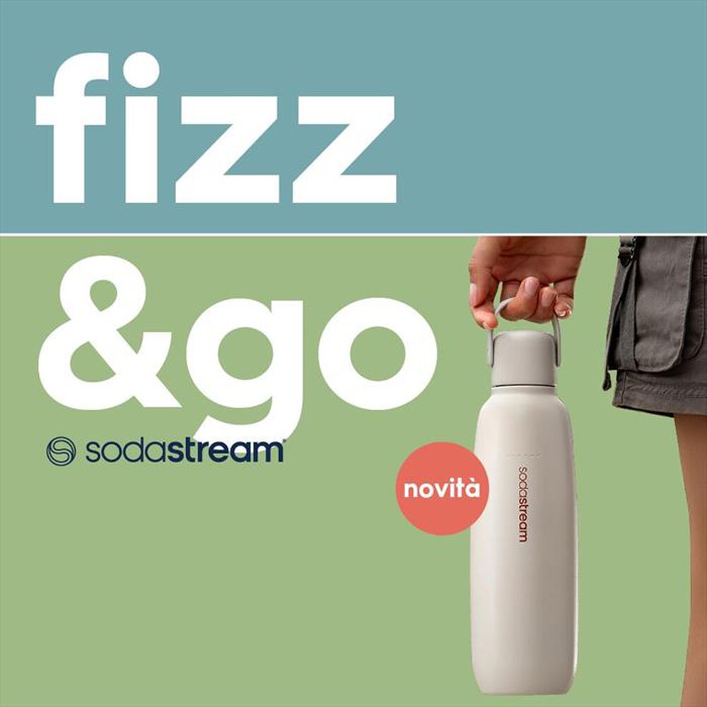 Immagine del prodotto SODASTREAM - FIZZ&GO STAINLESS STEEL SAND-BEIGE