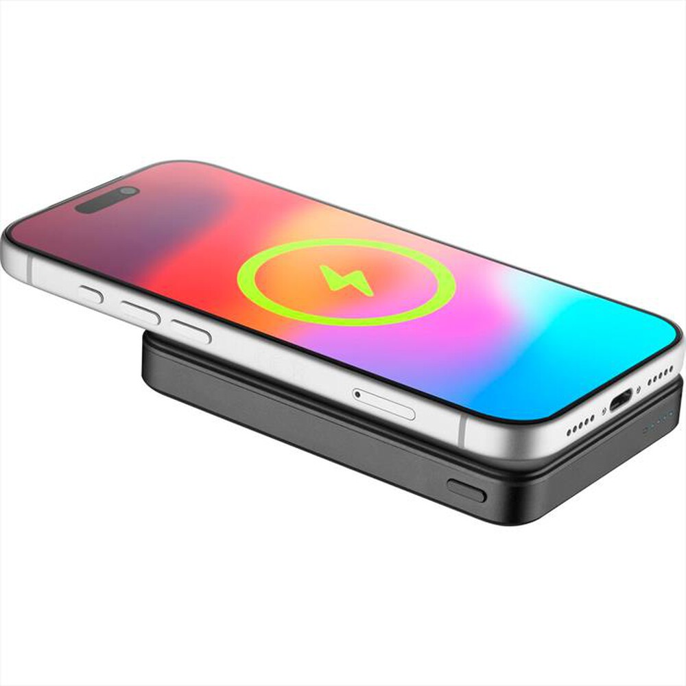 Immagine del prodotto CELLULARLINE - POWER BANK MAG STAND WIRELESS 10000 MAH 45 W PORT-Nero