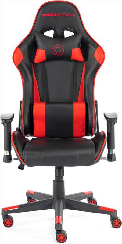 MOMODESIGN - MD-GC005A-KR CHAIR GAMING-RED/BLACK