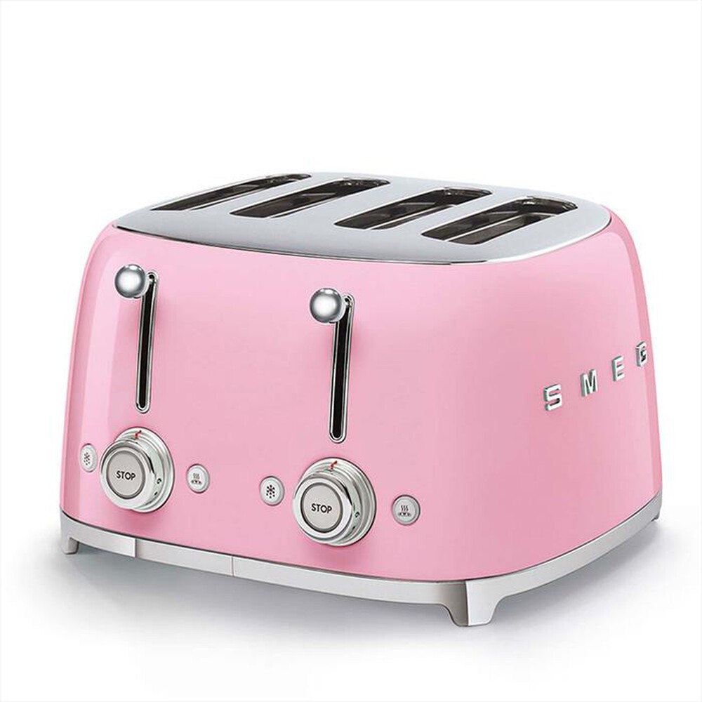 "SMEG - Tostapane 50's Style 4x4 fette – TSF03PKEU-rosa"
