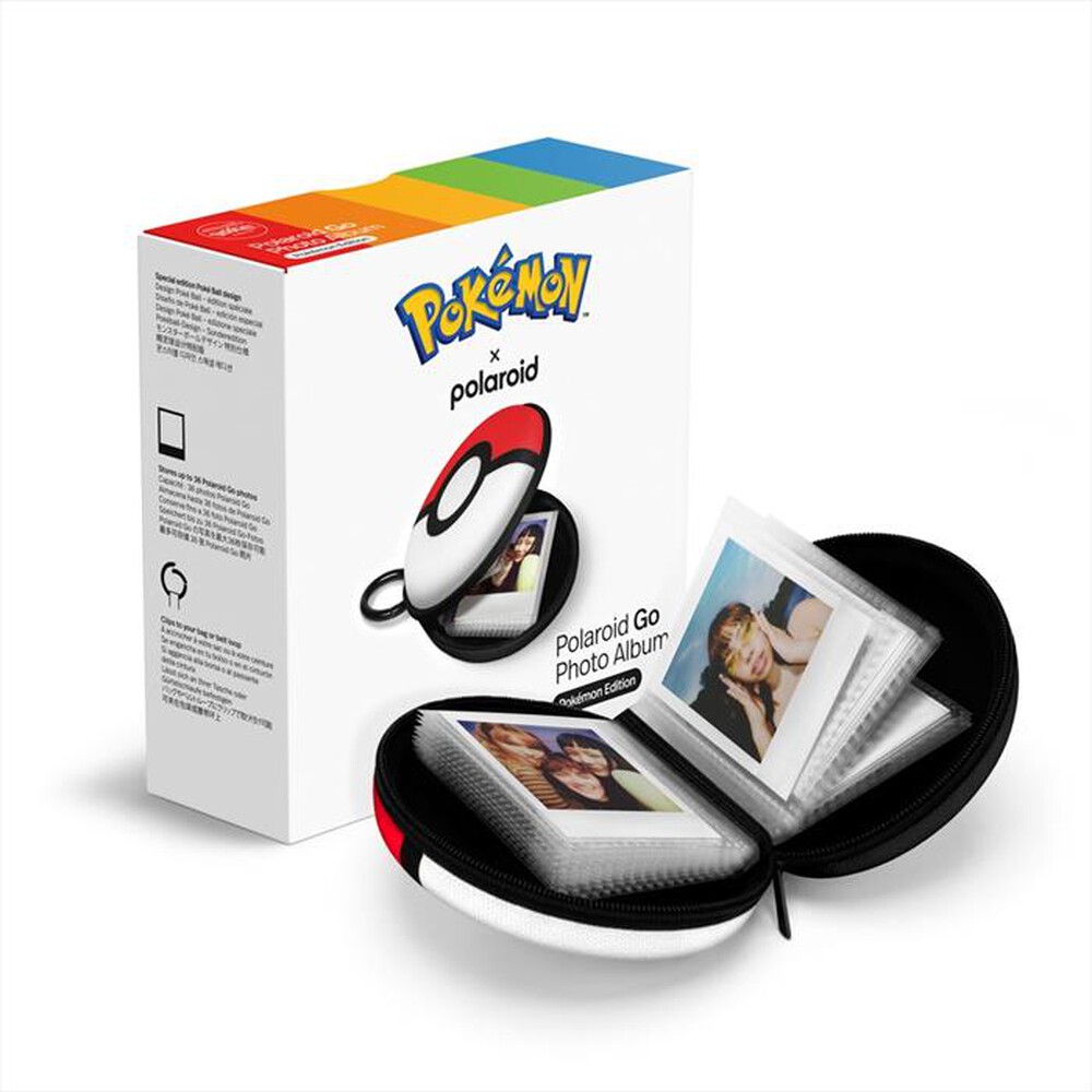 Immagine del prodotto POLAROID - GO ALBUM - POKEMON-Rosso, Bianco e Nero