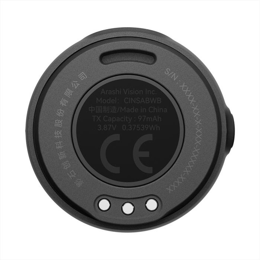 Immagine del prodotto INSTA360 - Microfono Wireless MIC AIR (1 TX + 1 RX)-Nero