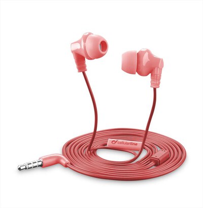 CELLULARLINE - Cricket - Auricolare in-ear con microfono - Rosa