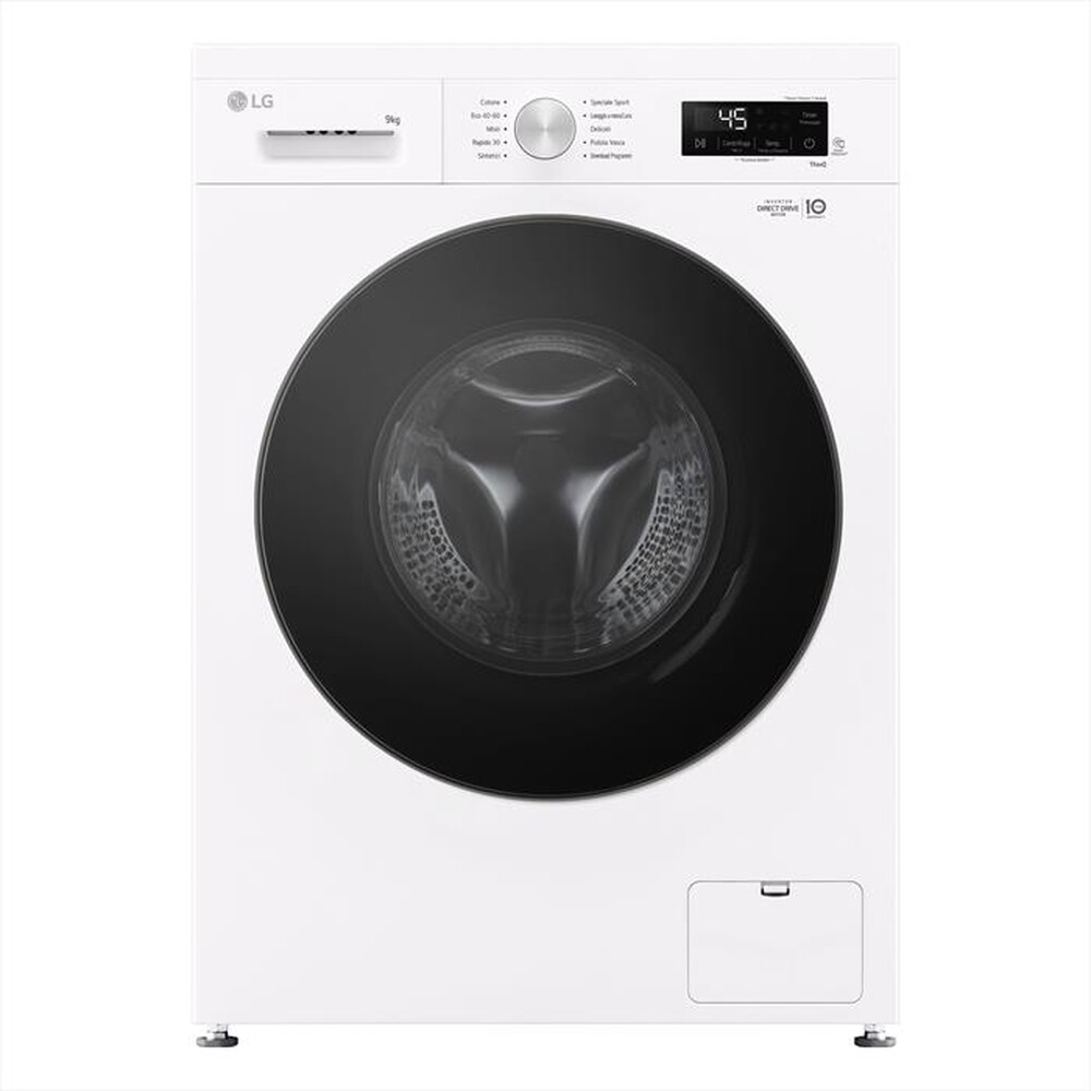 "LG - Lavatrice AI DD F4NX1009NWB SERIE X1 9kg Classe A-Essence White"