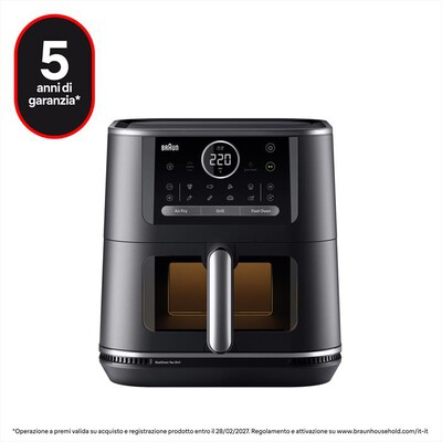 BRAUN - Friggitrice ad aria HF7076BK-BLACK
