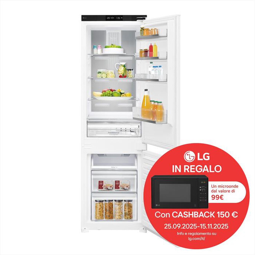 Immagine del prodotto LG - Frigorifero combinato GTFN256SET Classe E 233 lt-White