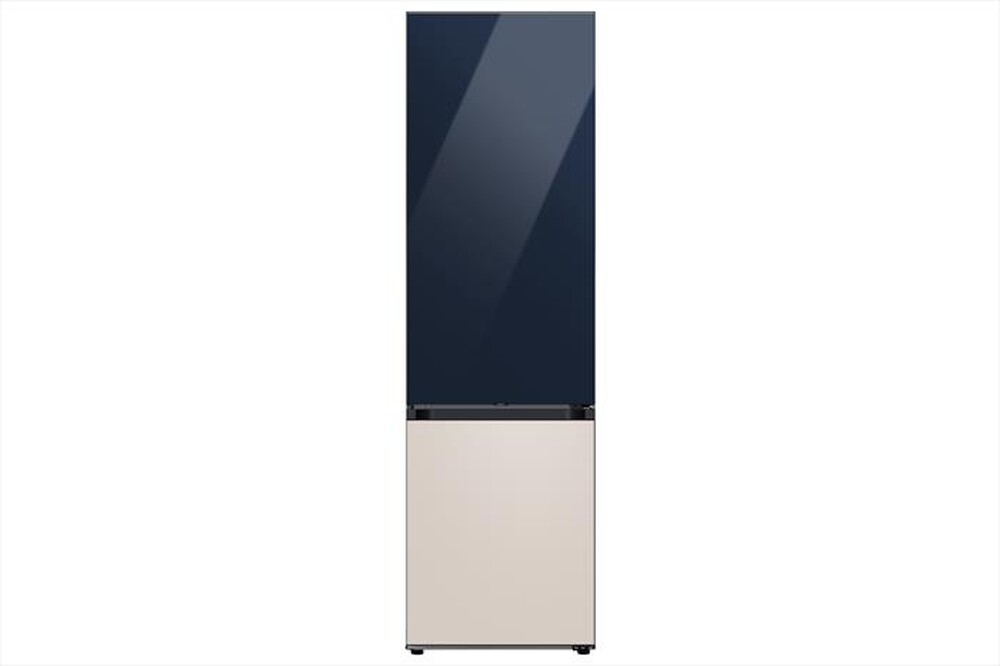 "SAMSUNG - Frigorifero combinato F-RB38D154139 BESPOKE-Glam Navy-Satin Beige"