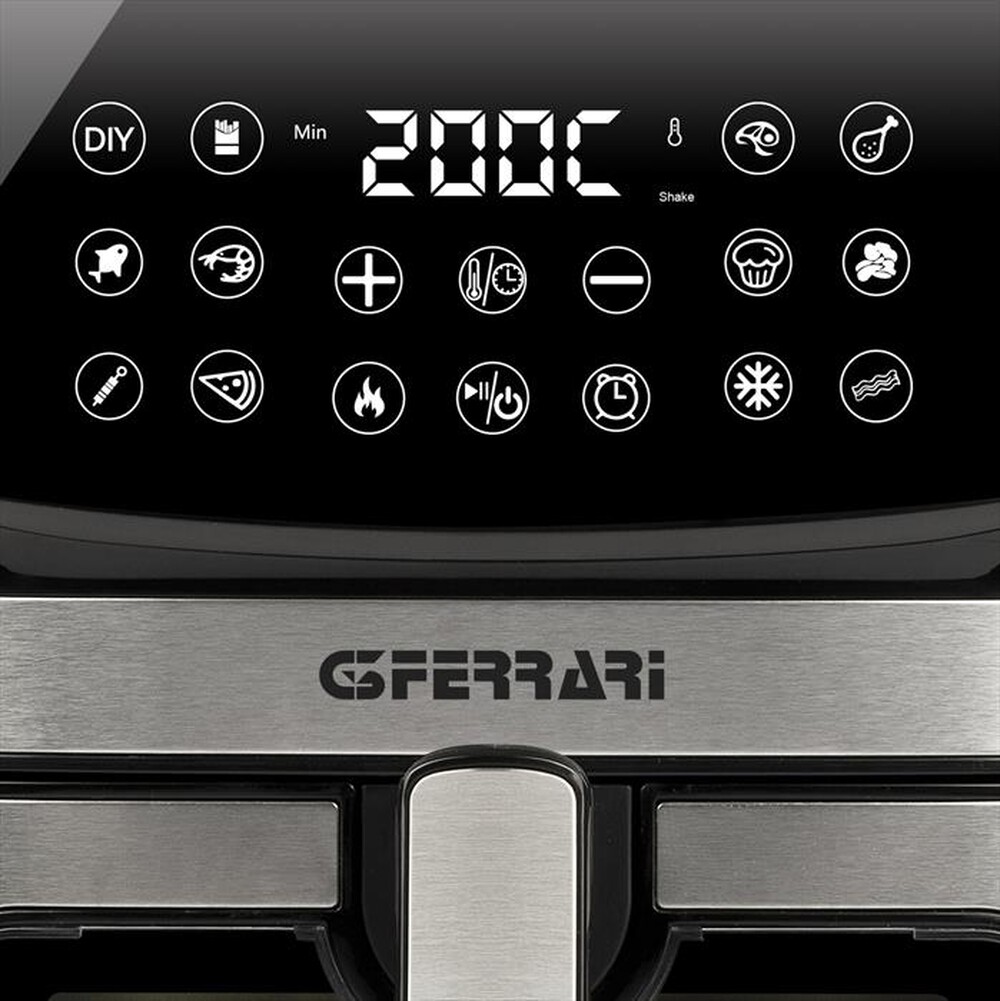 Immagine del prodotto G3FERRARI - Friggitrici ad aria Friggisano Star G10215-Nero / Silver
