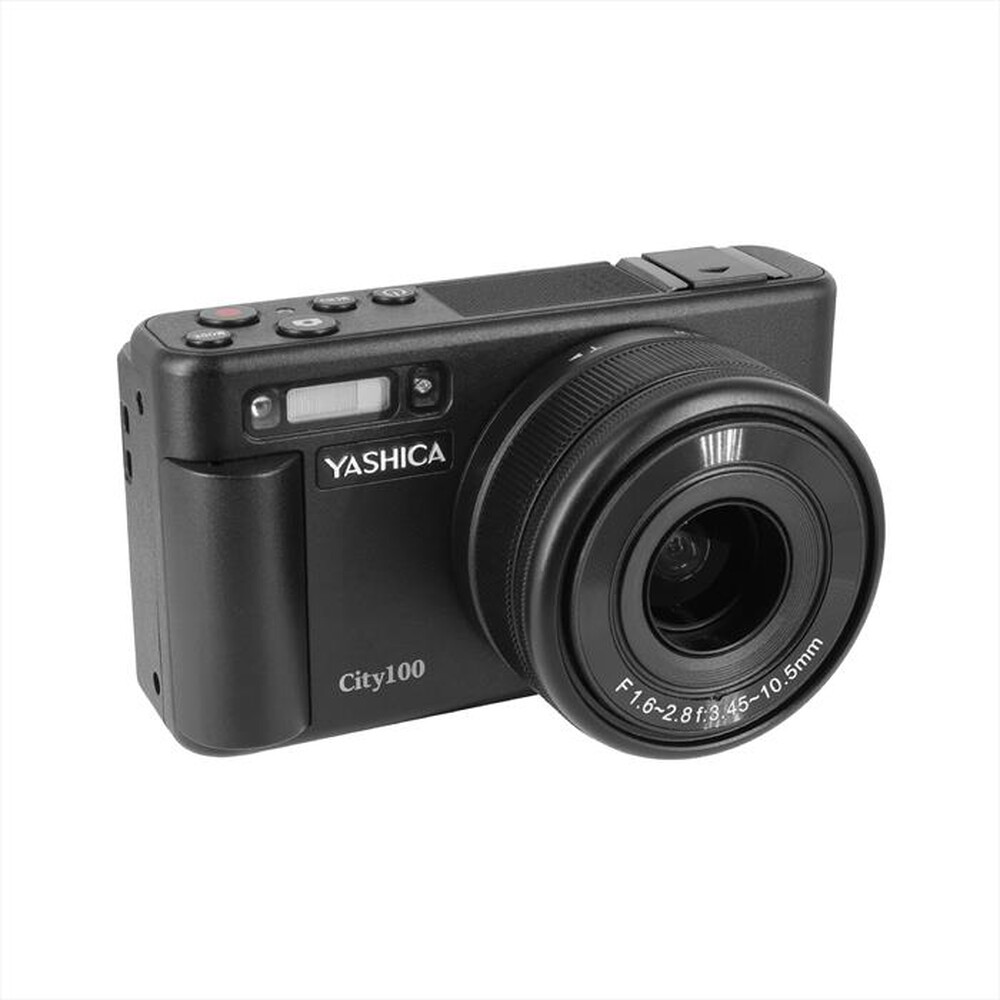 "YASHICA - Fotocamera digitale compatta CITY 100-NERO"