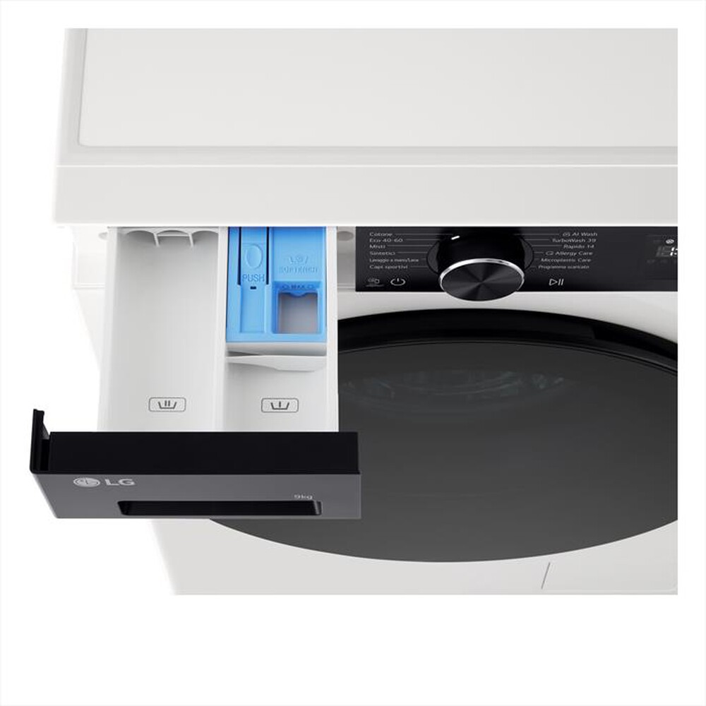 Immagine del prodotto LG - Lavatrice AI DD F4NX5009THB 9kg 1400g Classe A-40%-Bianco