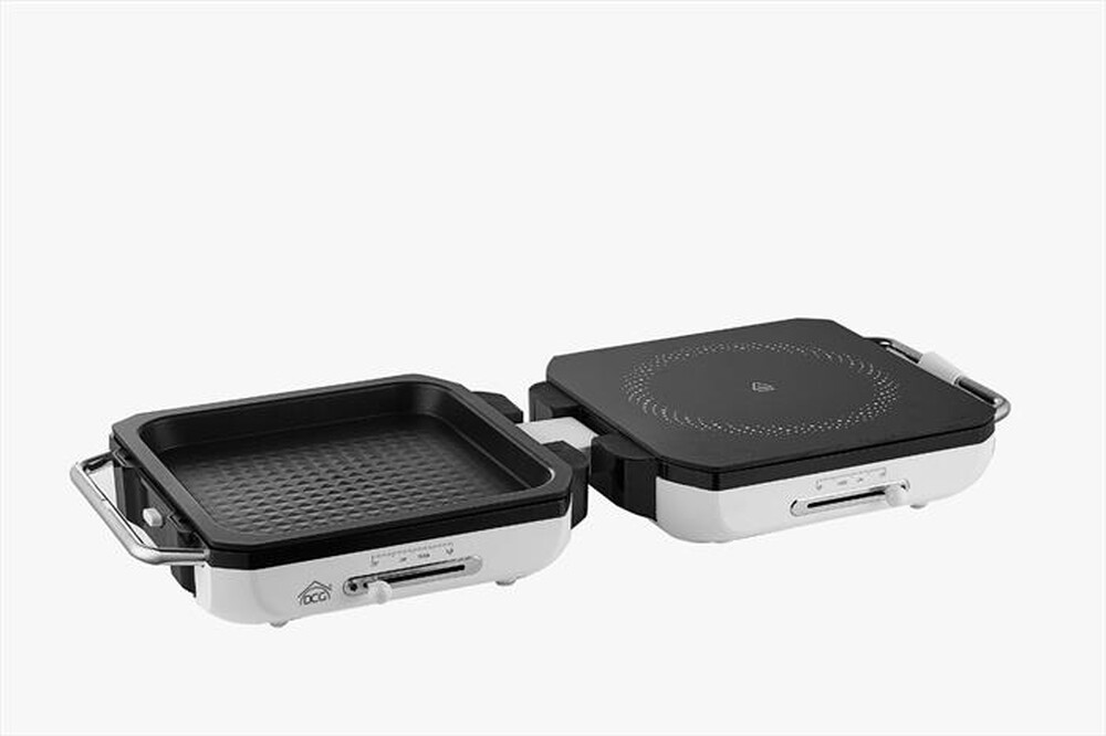 Bistecchiera Elettrica DCG ST3400 XL: Piastre Antiaderenti Apribili A 180&deg; E 2000W