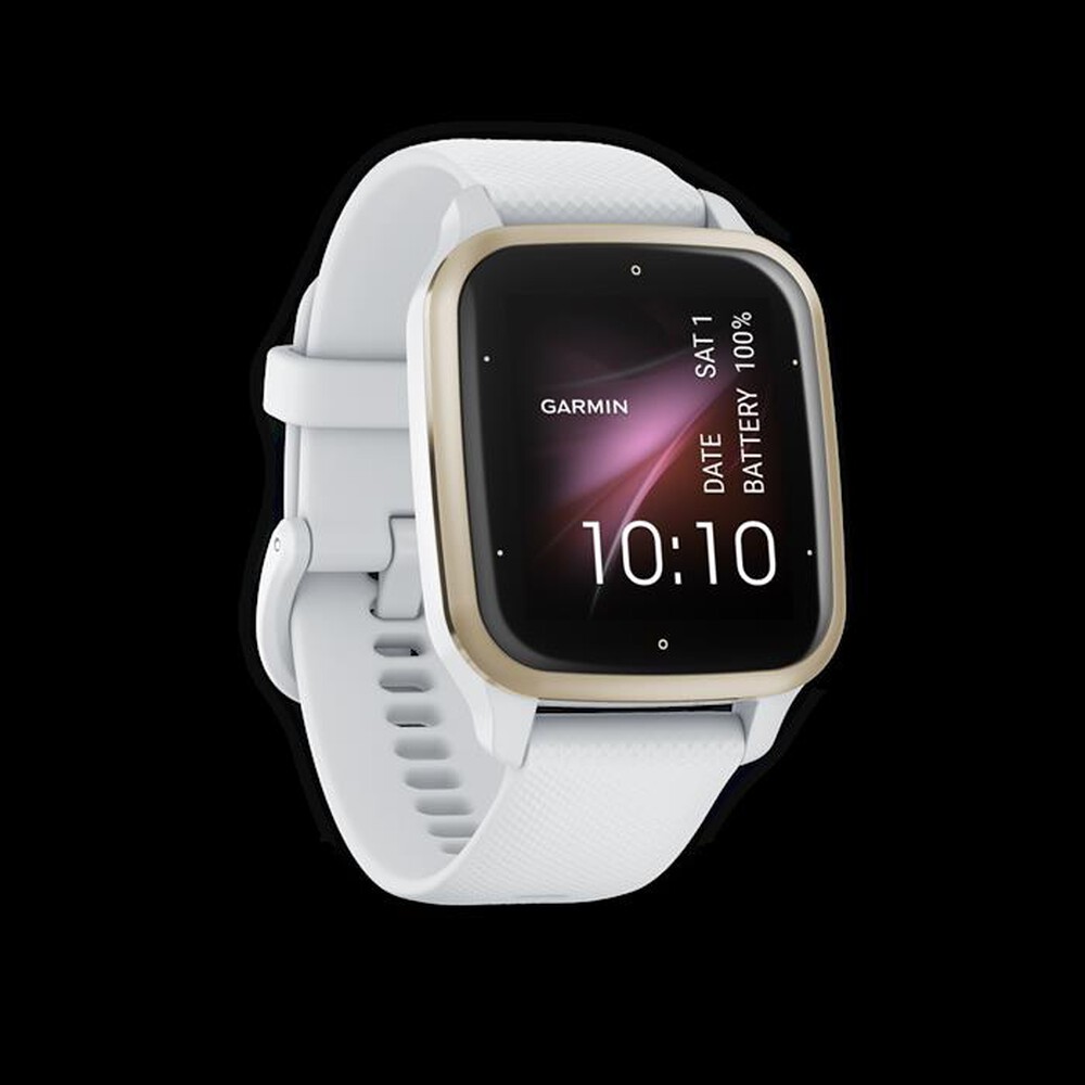 "GARMIN - Smart Watch VENU SQ 2-WHITE/CREAM GOLD"