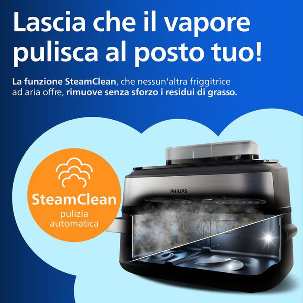 Immagine del prodotto PHILIPS - Friggitrice ad aria AIRFRYER Serie 5000 NA565/02-Inox
