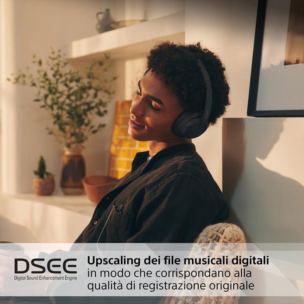 "SONY - Cuffie a padiglione chiuso WHCH720NB.CE7-Nero"