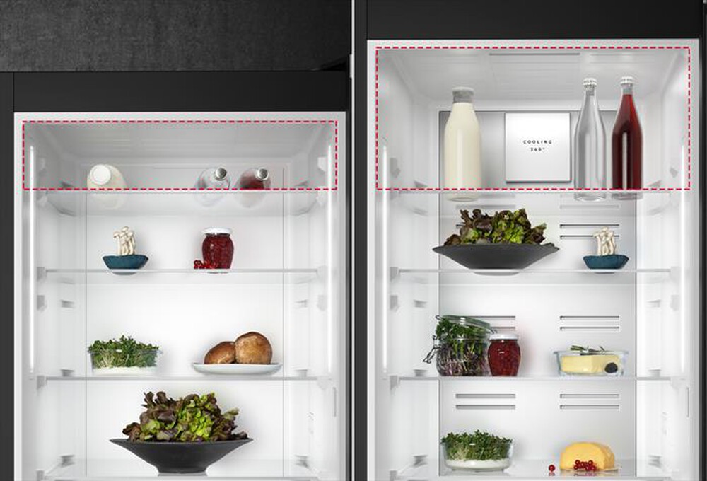 "AEG - Frigorifero combinato RCB646E3MX Classe E 510lt-Inox"