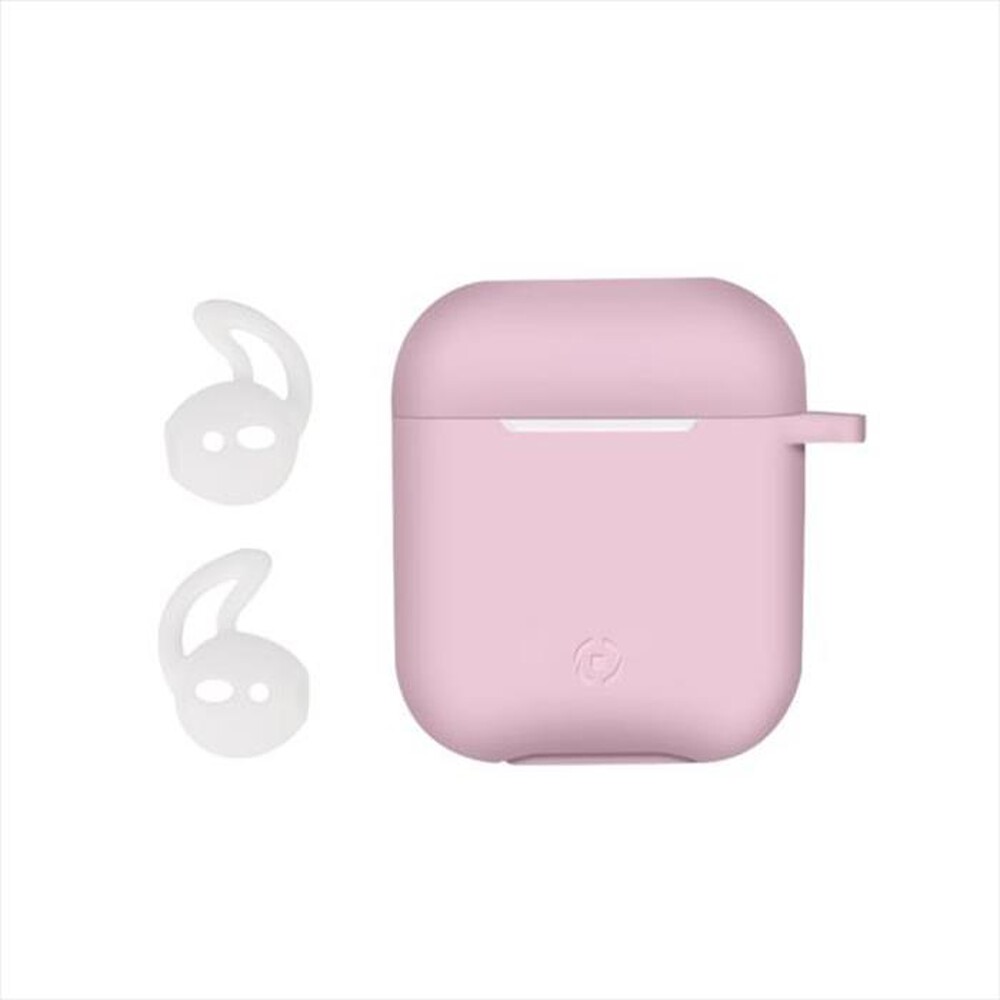 "CELLY - CUSTODIA PER CHARGING BOX DELLE AIRPODS-Rosa/Silicone"