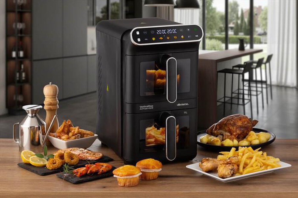 Immagine del prodotto ARIETE - 4640 FRIGGITRICE AD ARIA DOPPIA VERTICALE-Nero
