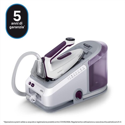 BRAUN - SISTEMA STIRANTE CARESTYLE 7 IS7266VI-Bianco viola