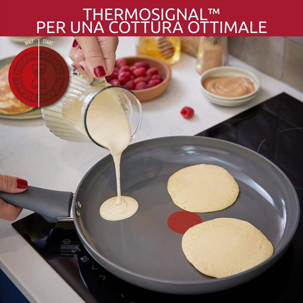 "LAGOSTINA - Casseruola bassa 2 maniglie cm  26 010274031726-Grigio"