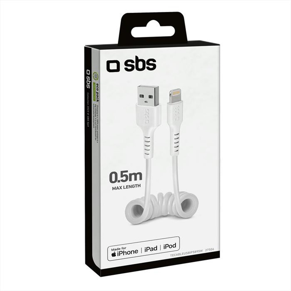 Immagine del prodotto SBS - TECABLEUSBIP589SW-Bianco