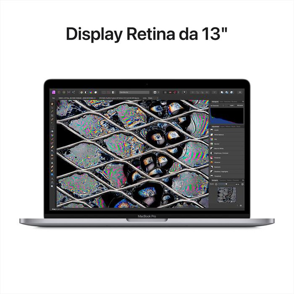 Immagine del prodotto APPLE - MacBook Pro 13" M2 8-coreCPU 10-coreGPU 512GB SSD-Grigio Siderale
